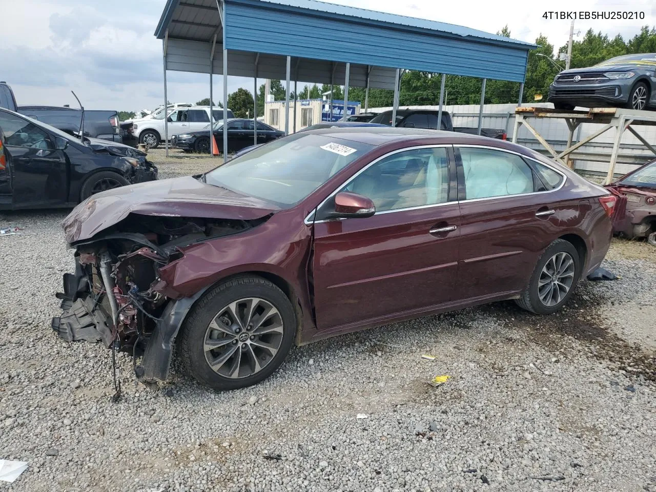 2017 Toyota Avalon Xle VIN: 4T1BK1EB5HU250210 Lot: 64067314