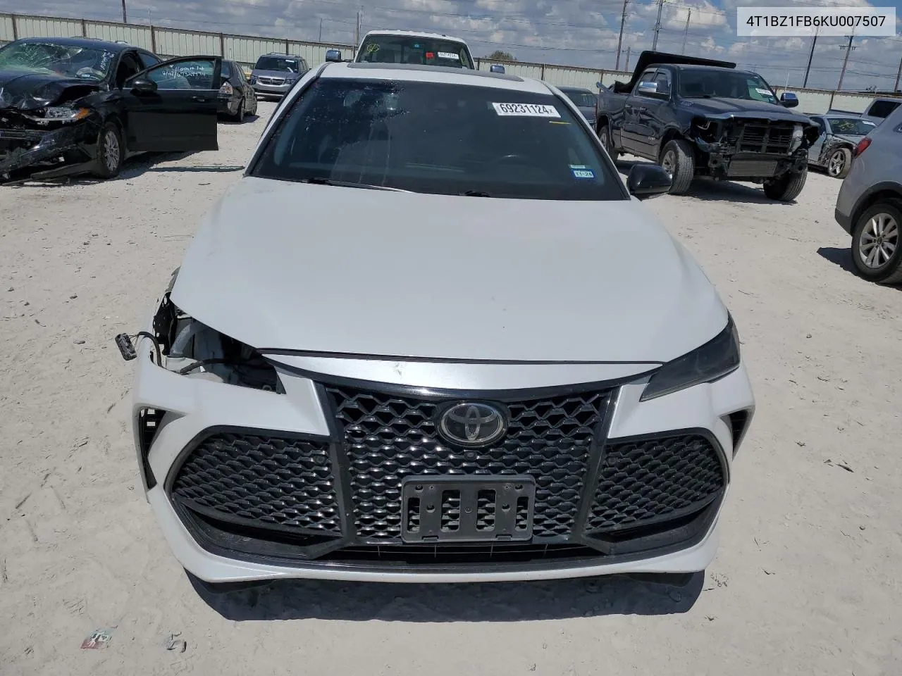 2019 Toyota Avalon Xle VIN: 4T1BZ1FB6KU007507 Lot: 69231124