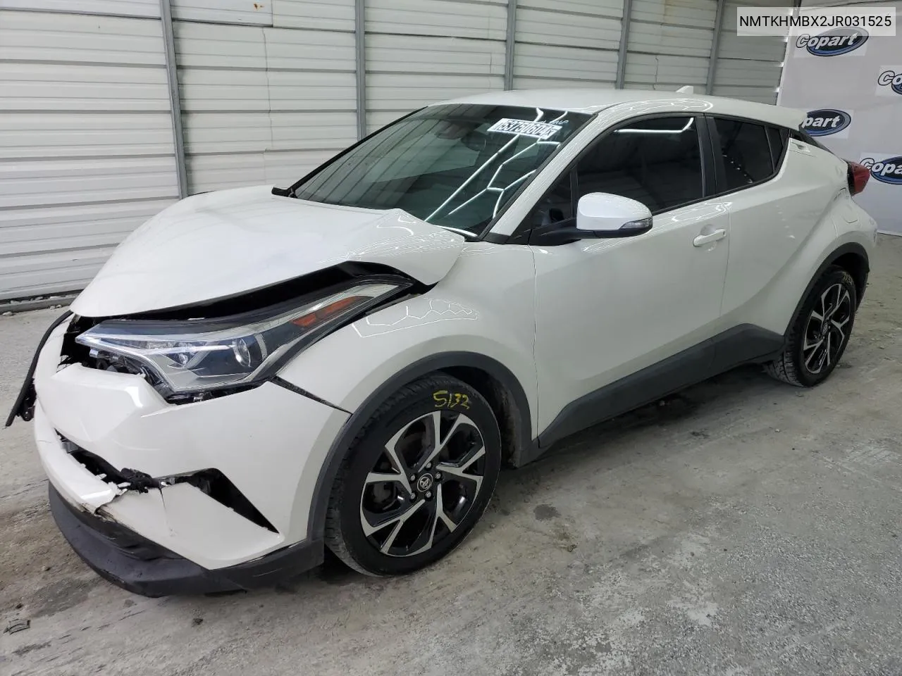 2018 Toyota C-Hr Xle VIN: NMTKHMBX2JR031525 Lot: 53750604