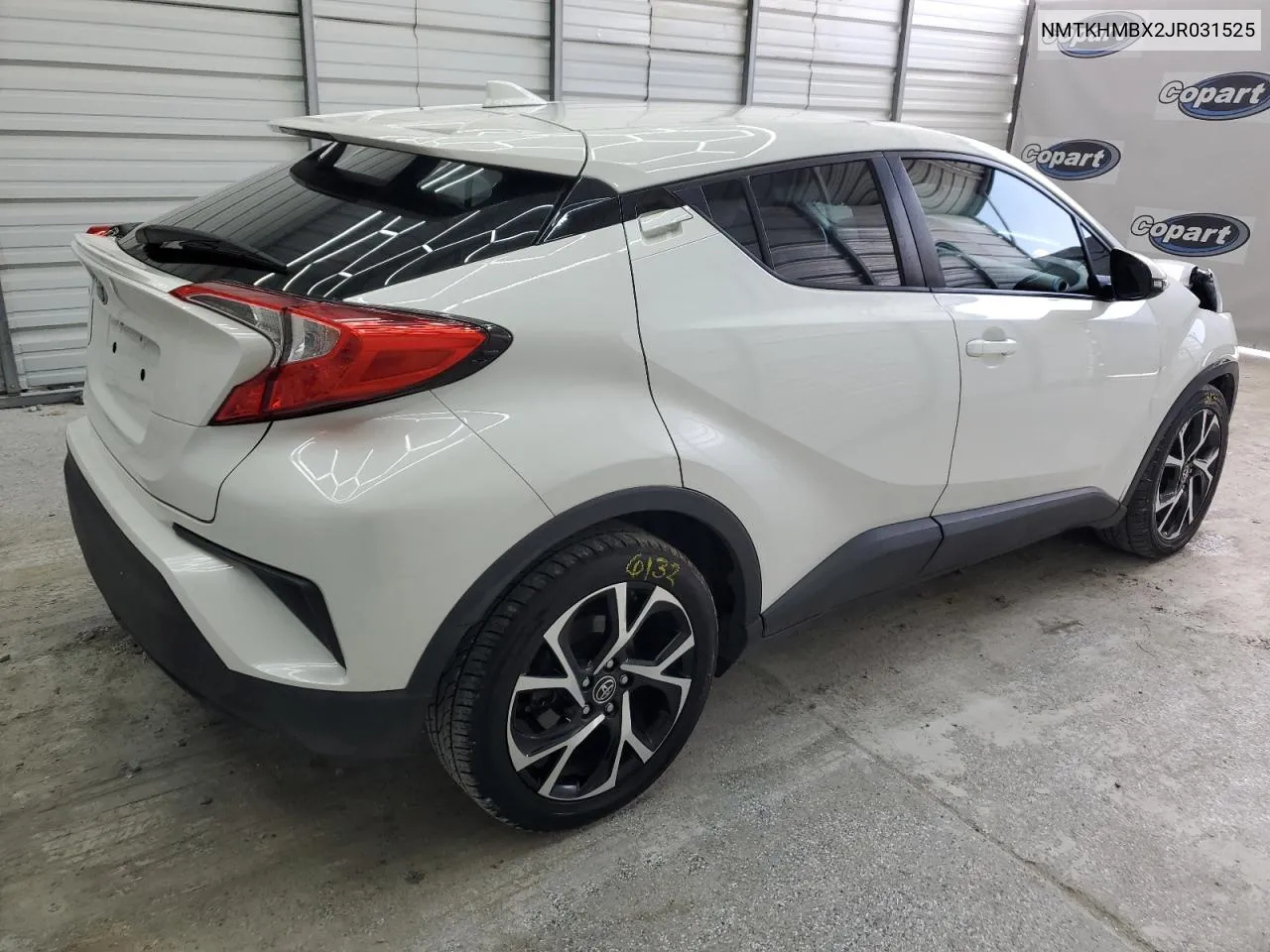 2018 Toyota C-Hr Xle VIN: NMTKHMBX2JR031525 Lot: 53750604