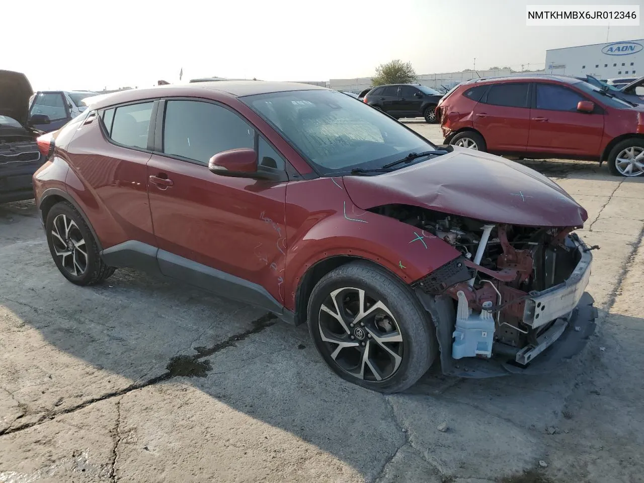 NMTKHMBX6JR012346 2018 Toyota C-Hr Xle