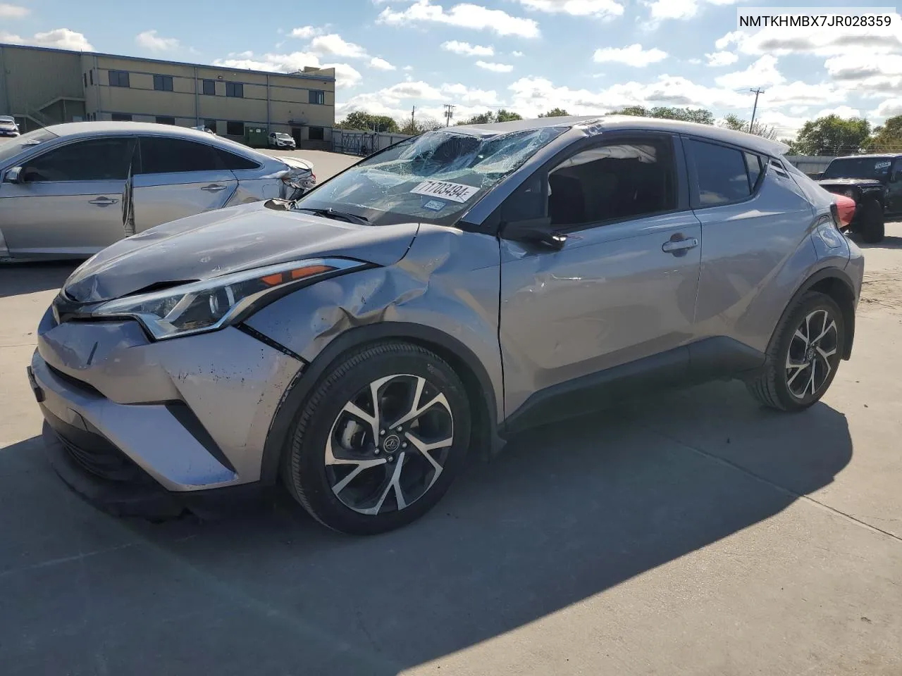 NMTKHMBX7JR028359 2018 Toyota C-Hr Xle