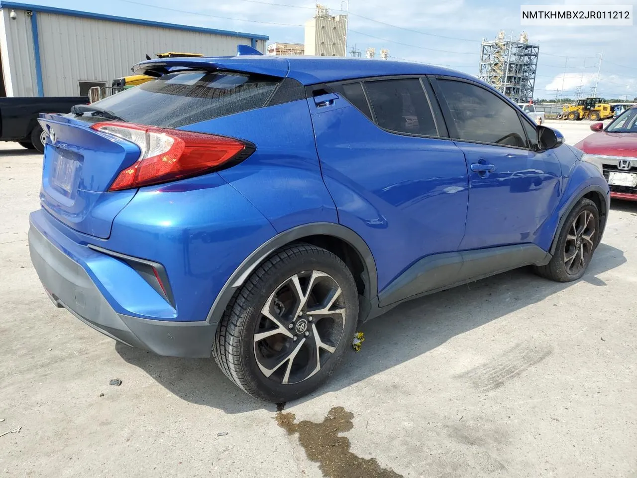 2018 Toyota C-Hr Xle VIN: NMTKHMBX2JR011212 Lot: 71886404