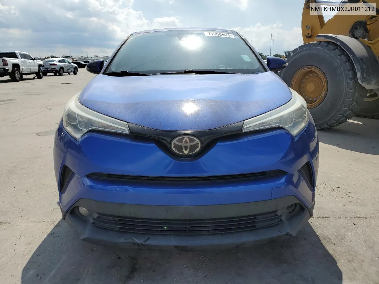 2018 Toyota C-Hr Xle VIN: NMTKHMBX2JR011212 Lot: 71886404