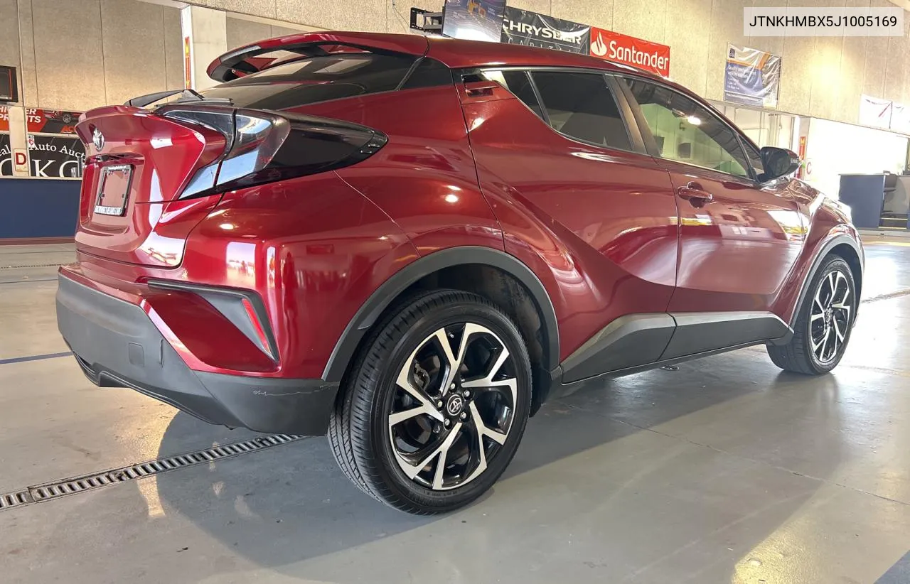 2018 Toyota C-Hr Xle VIN: JTNKHMBX5J1005169 Lot: 72610404