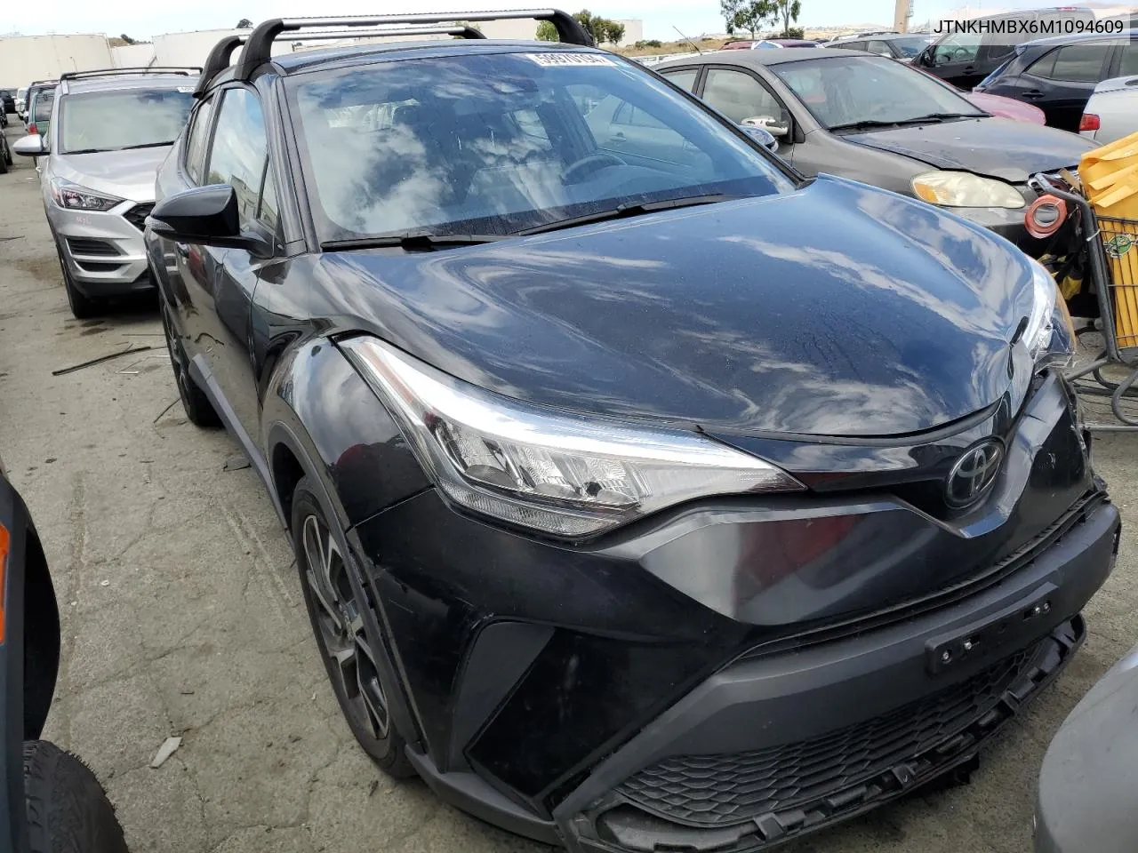 2021 Toyota C-Hr Xle VIN: JTNKHMBX6M1094609 Lot: 59970194