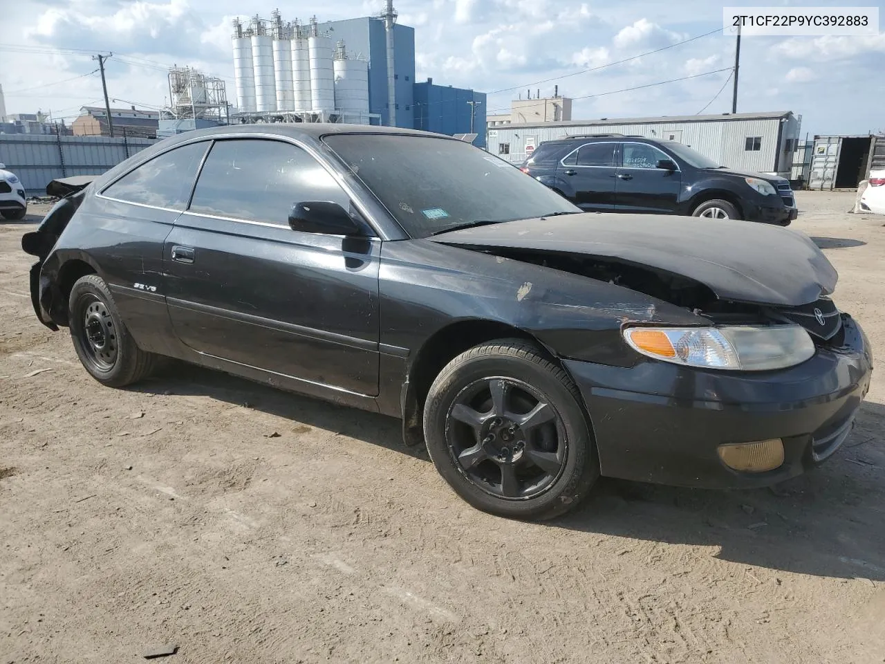 2000 Toyota Camry Solara Se VIN: 2T1CF22P9YC392883 Lot: 70227344