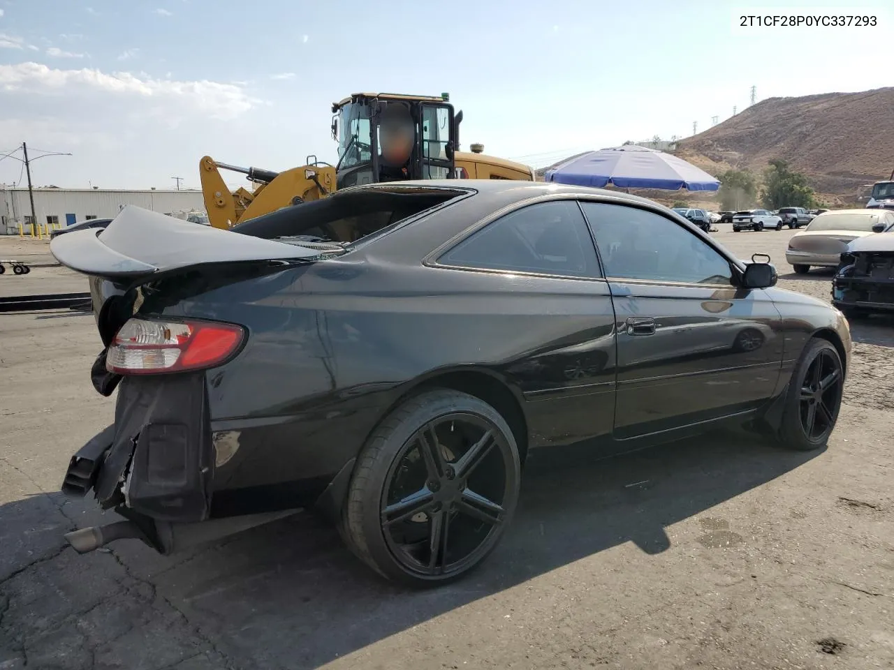 2000 Toyota Camry Solara Se VIN: 2T1CF28P0YC337293 Lot: 70659044