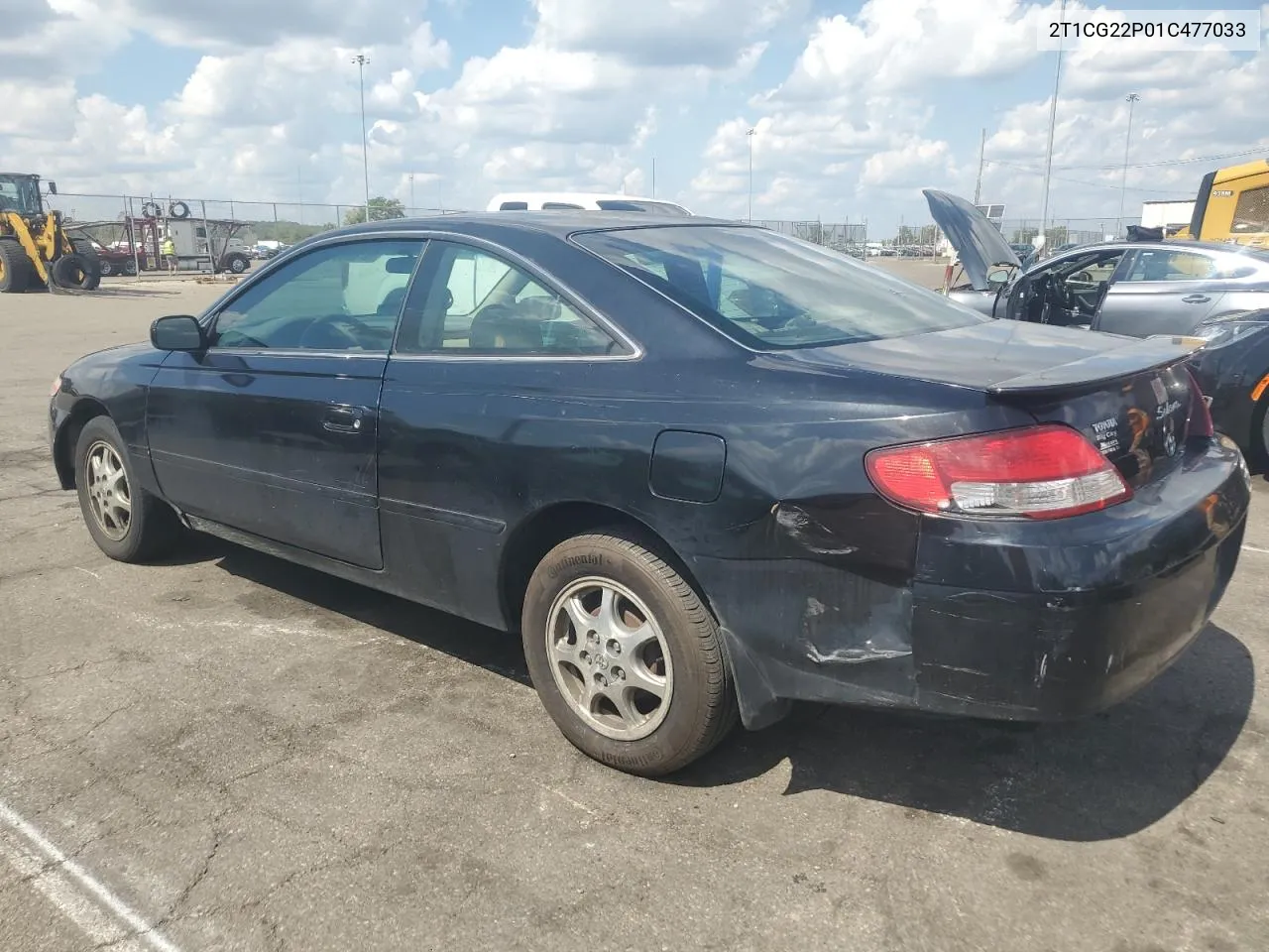 2001 Toyota Camry Solara Se VIN: 2T1CG22P01C477033 Lot: 69789004