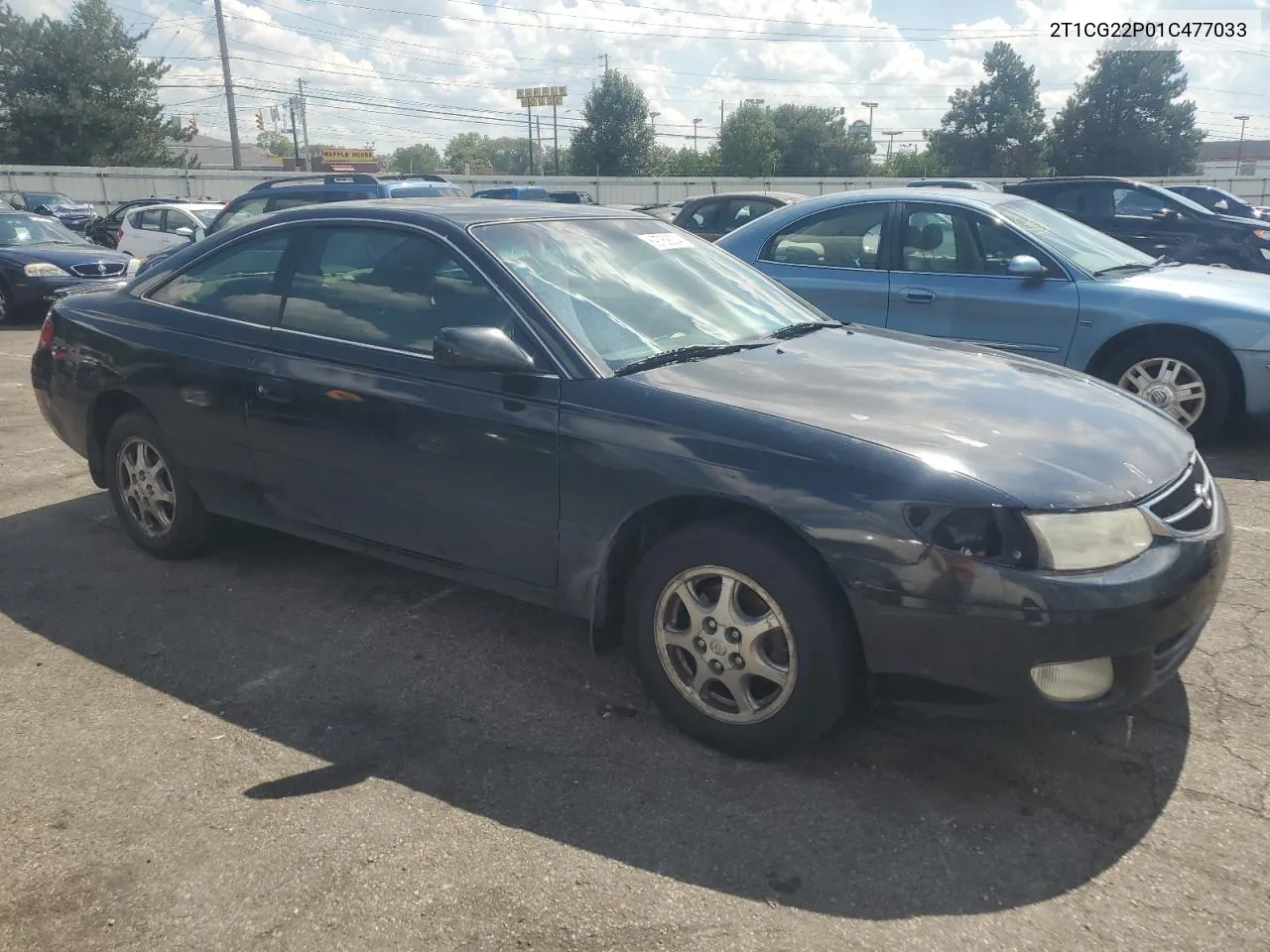 2001 Toyota Camry Solara Se VIN: 2T1CG22P01C477033 Lot: 69789004