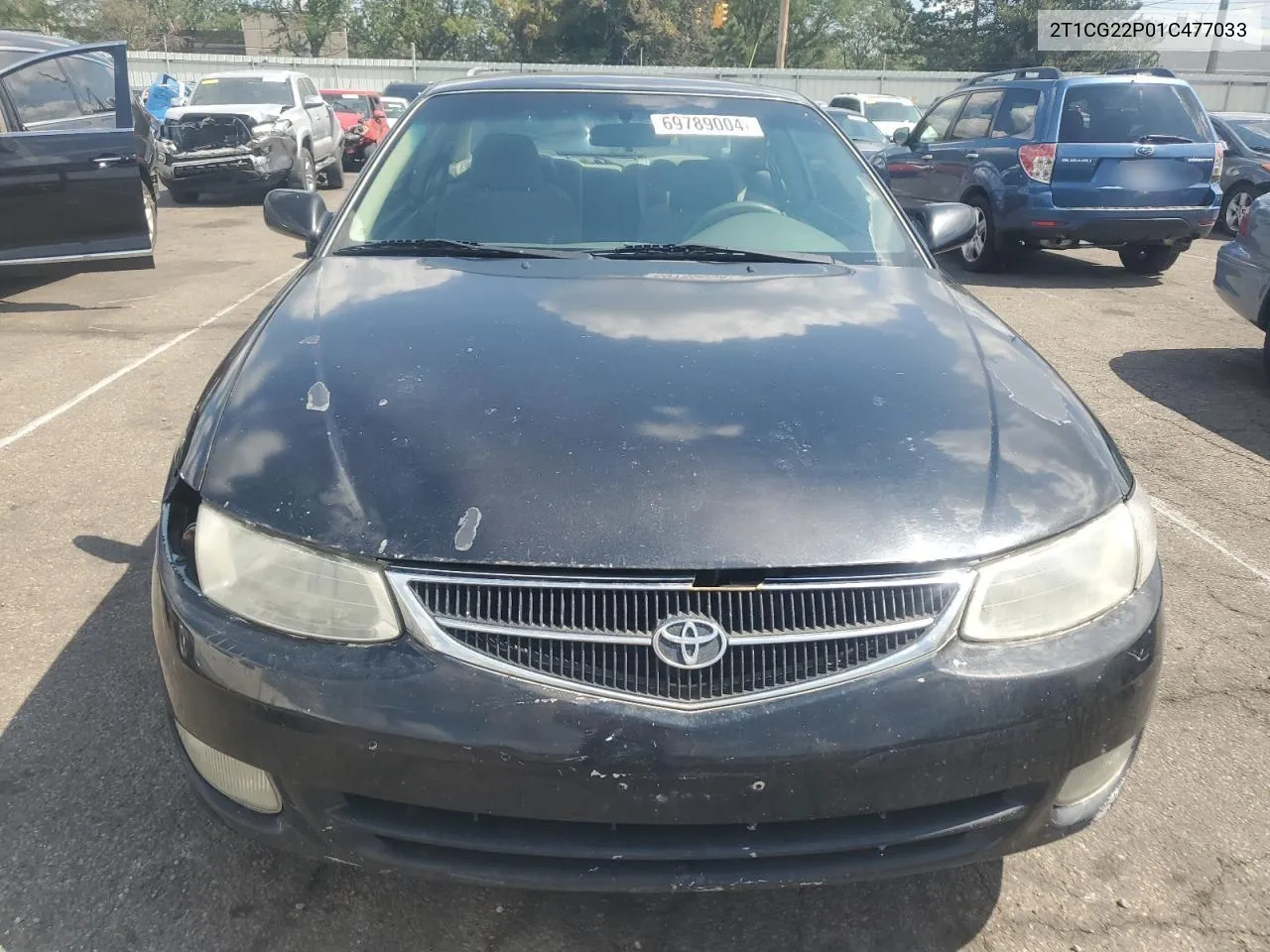 2001 Toyota Camry Solara Se VIN: 2T1CG22P01C477033 Lot: 69789004