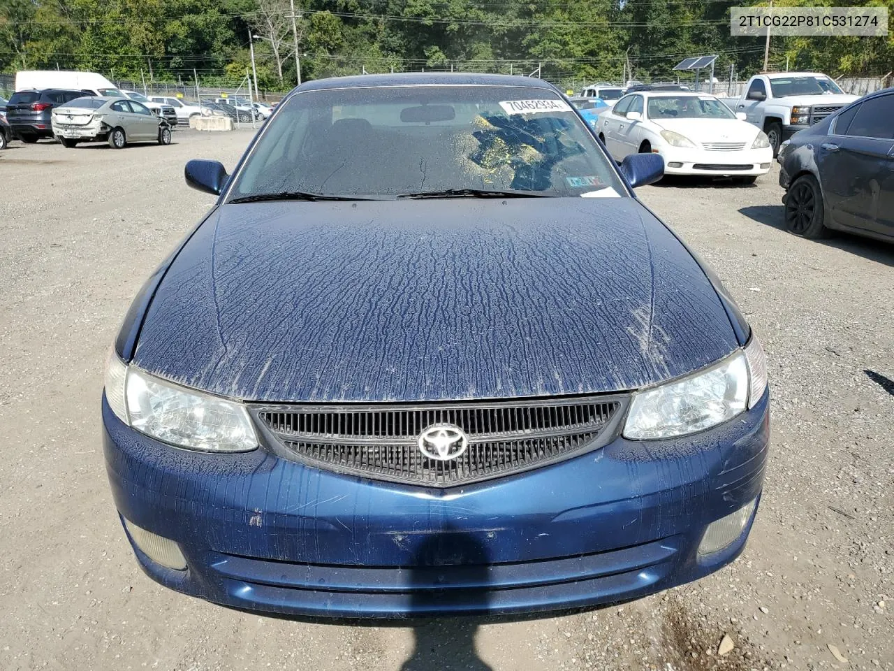 2001 Toyota Camry Solara Se VIN: 2T1CG22P81C531274 Lot: 70462934