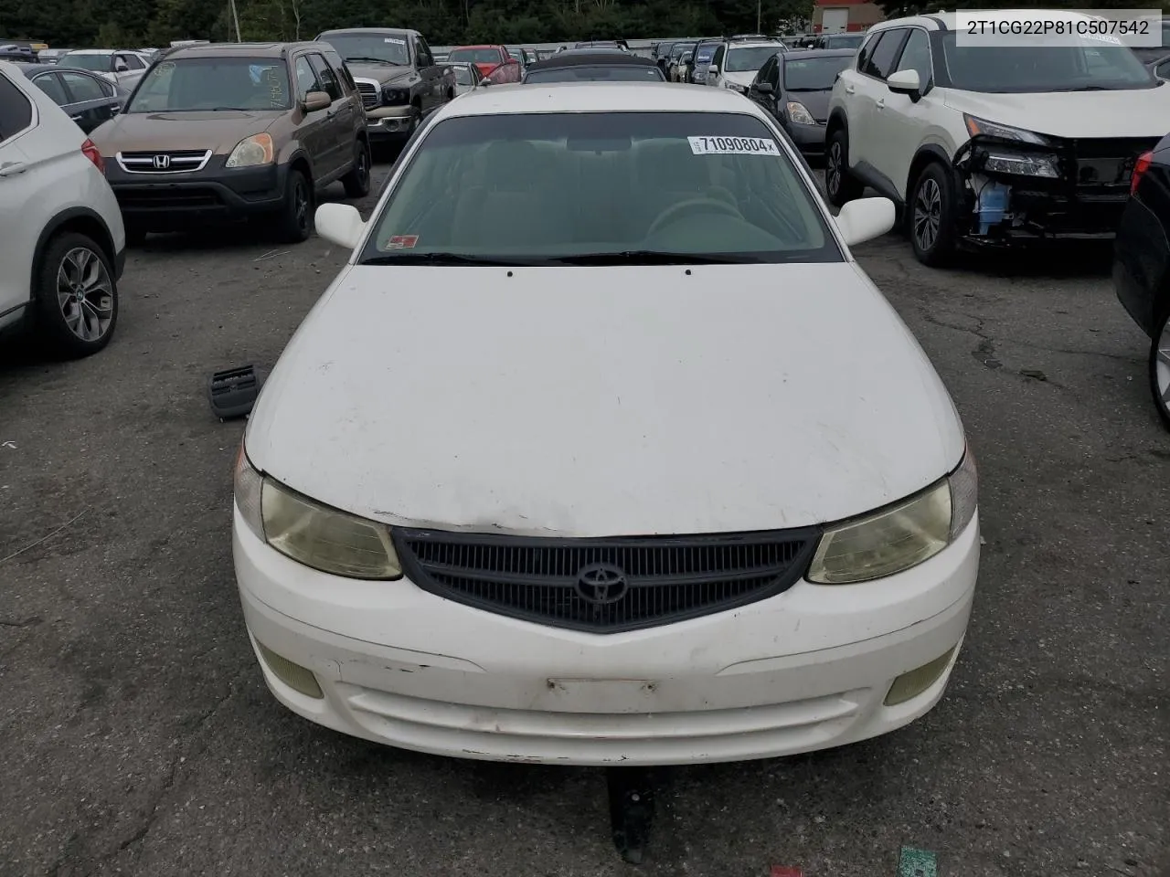 2001 Toyota Camry Solara Se VIN: 2T1CG22P81C507542 Lot: 71090804