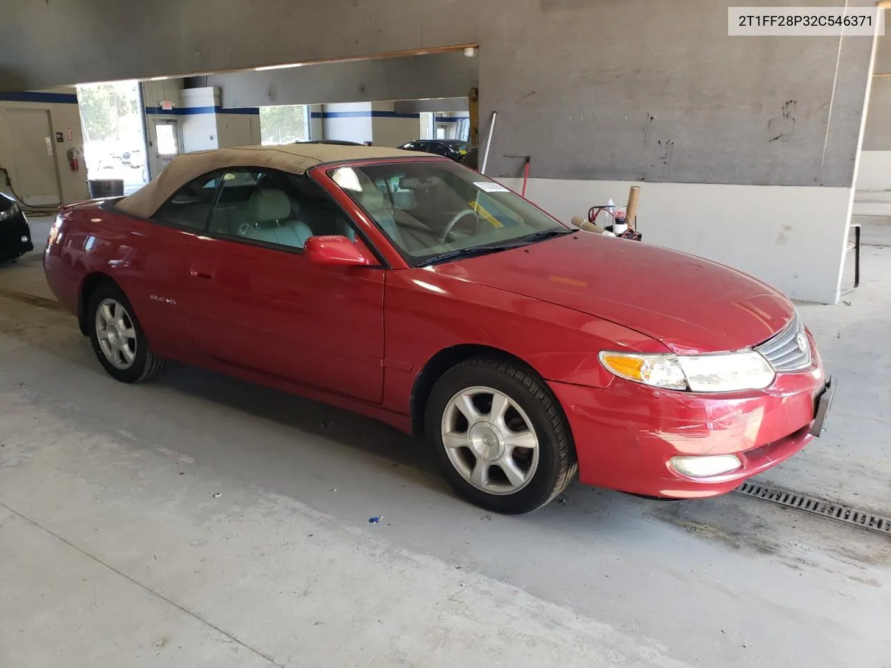 2002 Toyota Camry Solara Se VIN: 2T1FF28P32C546371 Lot: 71070594