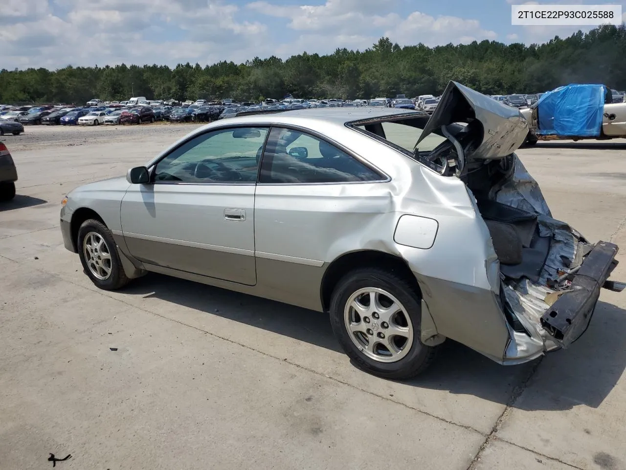 2003 Toyota Camry Solara Se VIN: 2T1CE22P93C025588 Lot: 66089514