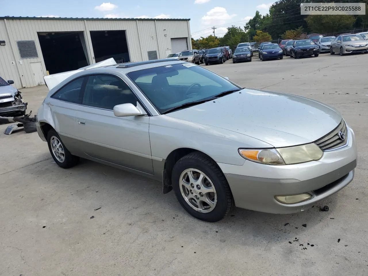 2T1CE22P93C025588 2003 Toyota Camry Solara Se