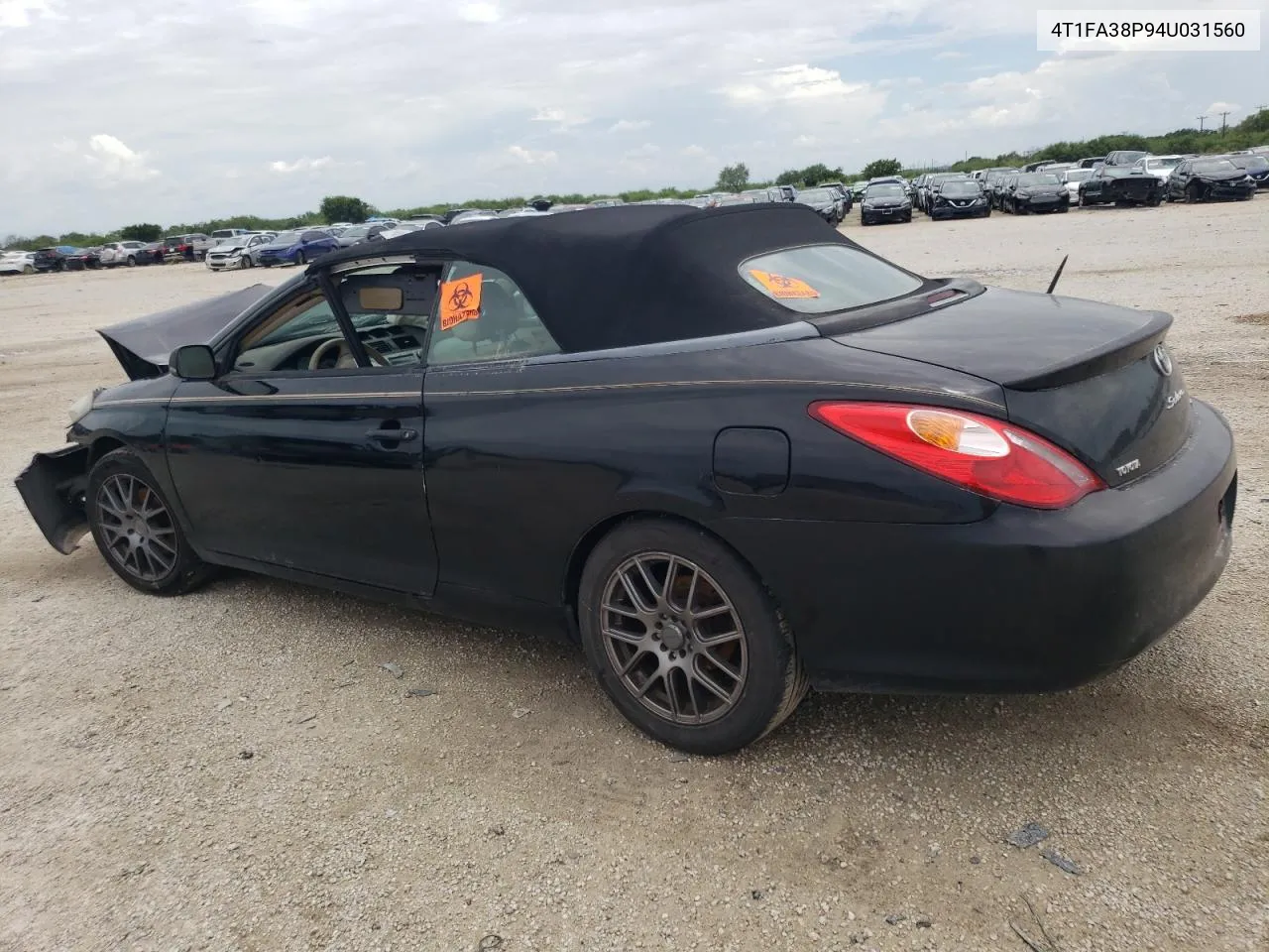 2004 Toyota Camry Solara Se VIN: 4T1FA38P94U031560 Lot: 62943994