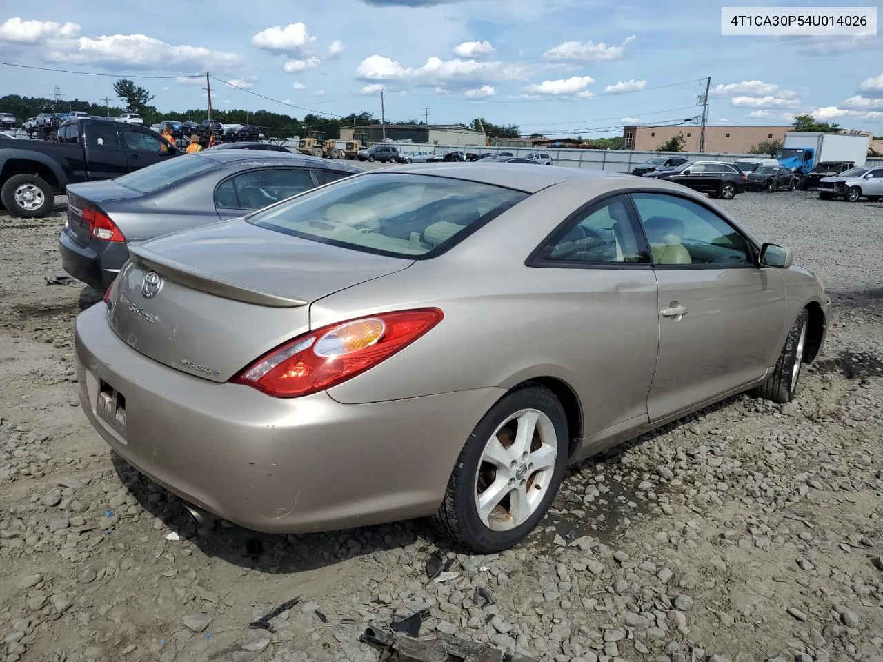 2004 Toyota Camry Solara Se VIN: 4T1CA30P54U014026 Lot: 65104094