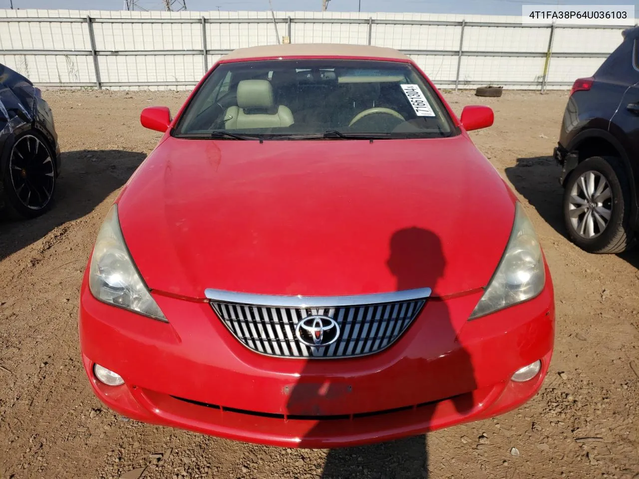 2004 Toyota Camry Solara Se VIN: 4T1FA38P64U036103 Lot: 71661304