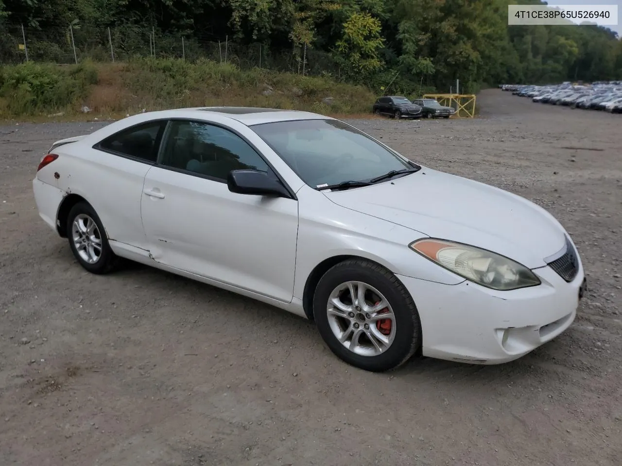 2005 Toyota Camry Solara Se VIN: 4T1CE38P65U526940 Lot: 72231934