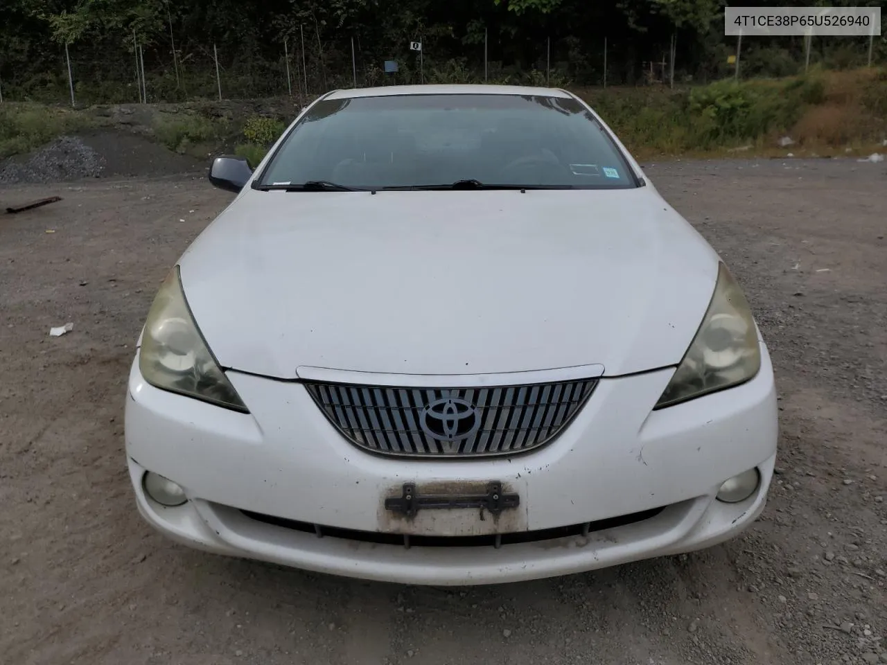 2005 Toyota Camry Solara Se VIN: 4T1CE38P65U526940 Lot: 72231934