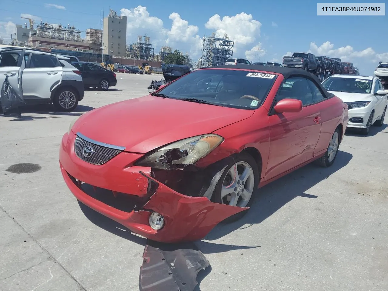 4T1FA38P46U074982 2006 Toyota Camry Solara Se