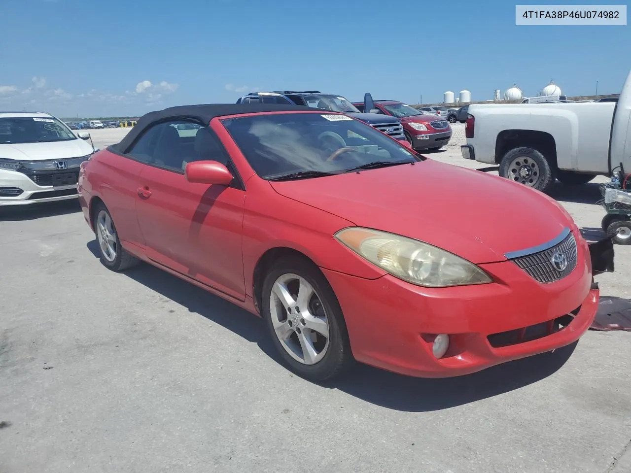 2006 Toyota Camry Solara Se VIN: 4T1FA38P46U074982 Lot: 66029894