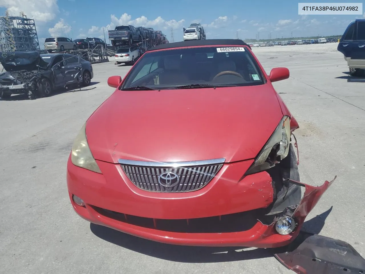 4T1FA38P46U074982 2006 Toyota Camry Solara Se