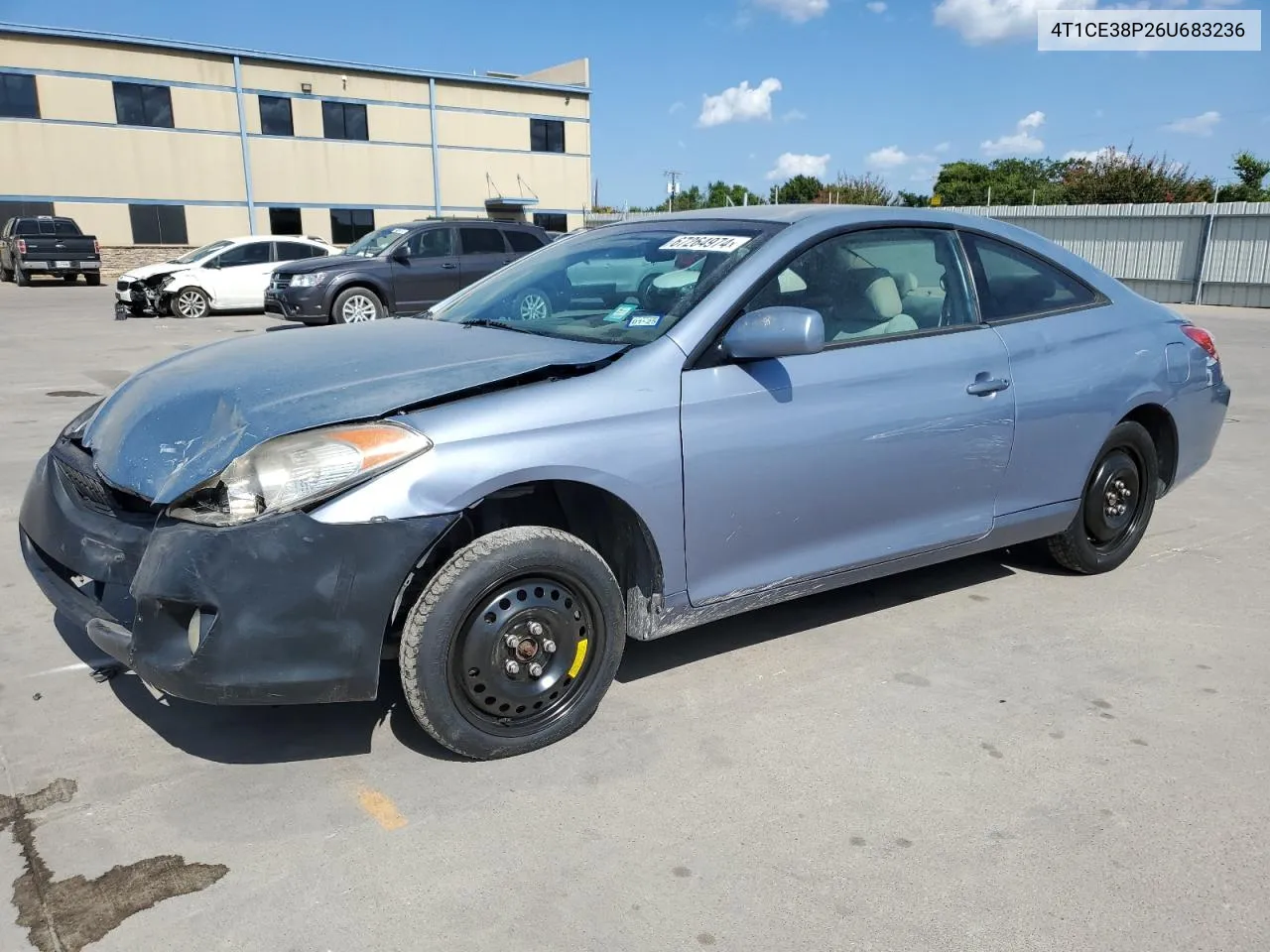 4T1CE38P26U683236 2006 Toyota Camry Solara Se