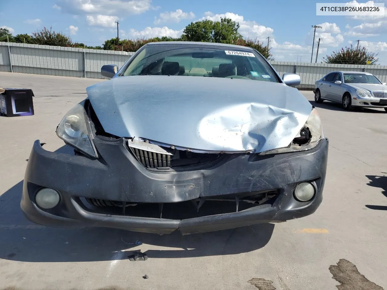 4T1CE38P26U683236 2006 Toyota Camry Solara Se