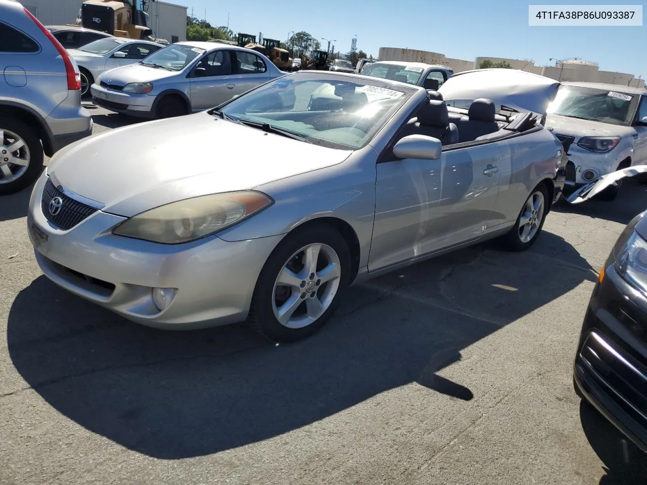 2006 Toyota Camry Solara Se VIN: 4T1FA38P86U093387 Lot: 70828244