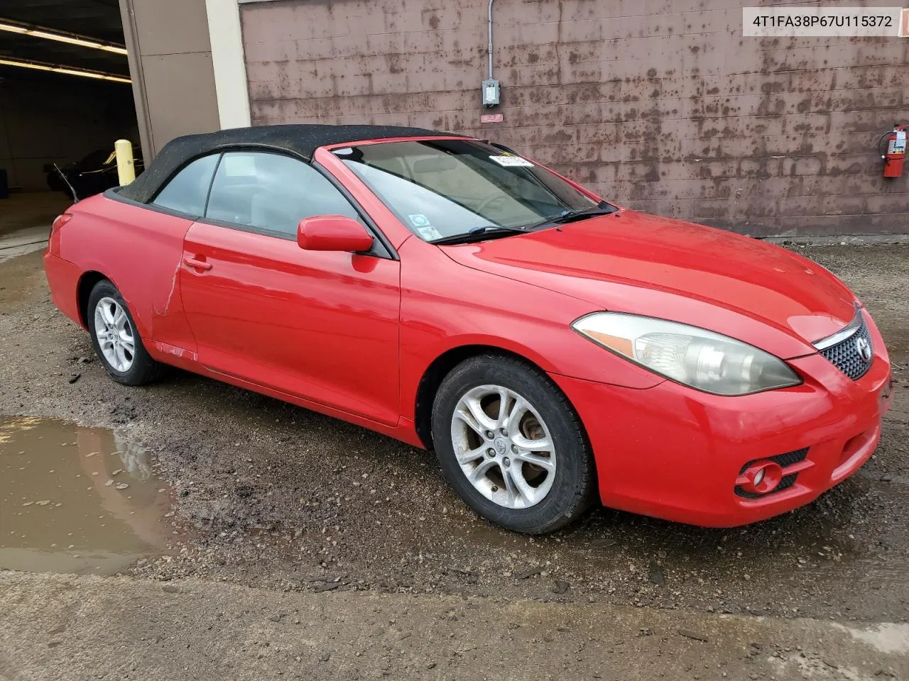 2007 Toyota Camry Solara Se VIN: 4T1FA38P67U115372 Lot: 43117754