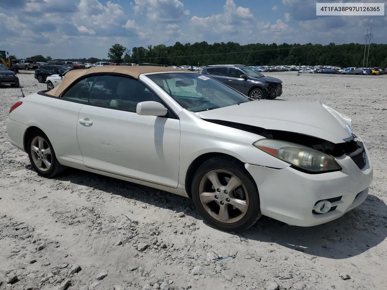 2007 Toyota Camry Solara Se VIN: 4T1FA38P97U126365 Lot: 66477354