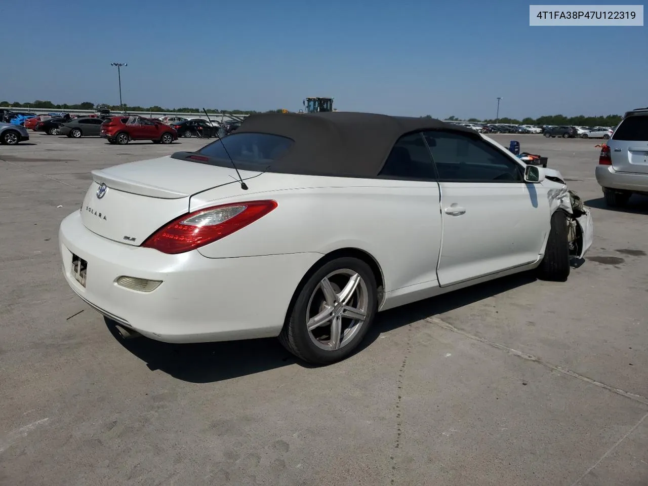 2007 Toyota Camry Solara Se VIN: 4T1FA38P47U122319 Lot: 68317744