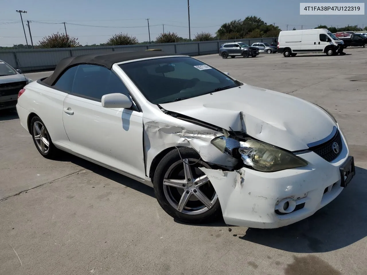 4T1FA38P47U122319 2007 Toyota Camry Solara Se