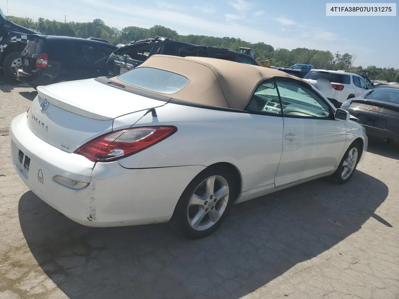 2007 Toyota Camry Solara Se VIN: 4T1FA38P07U131275 Lot: 68813404