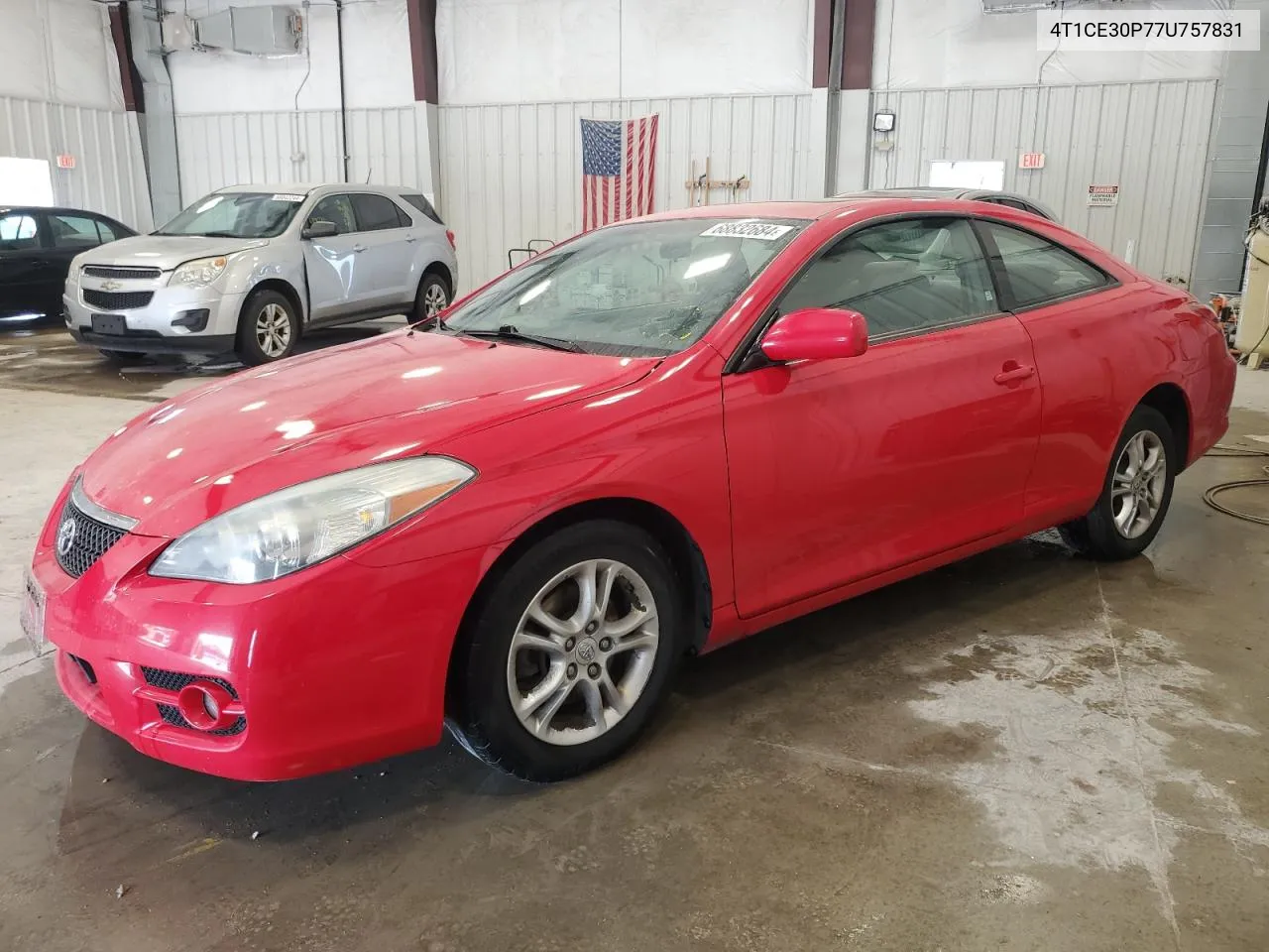 2007 Toyota Camry Solara Se VIN: 4T1CE30P77U757831 Lot: 68832684