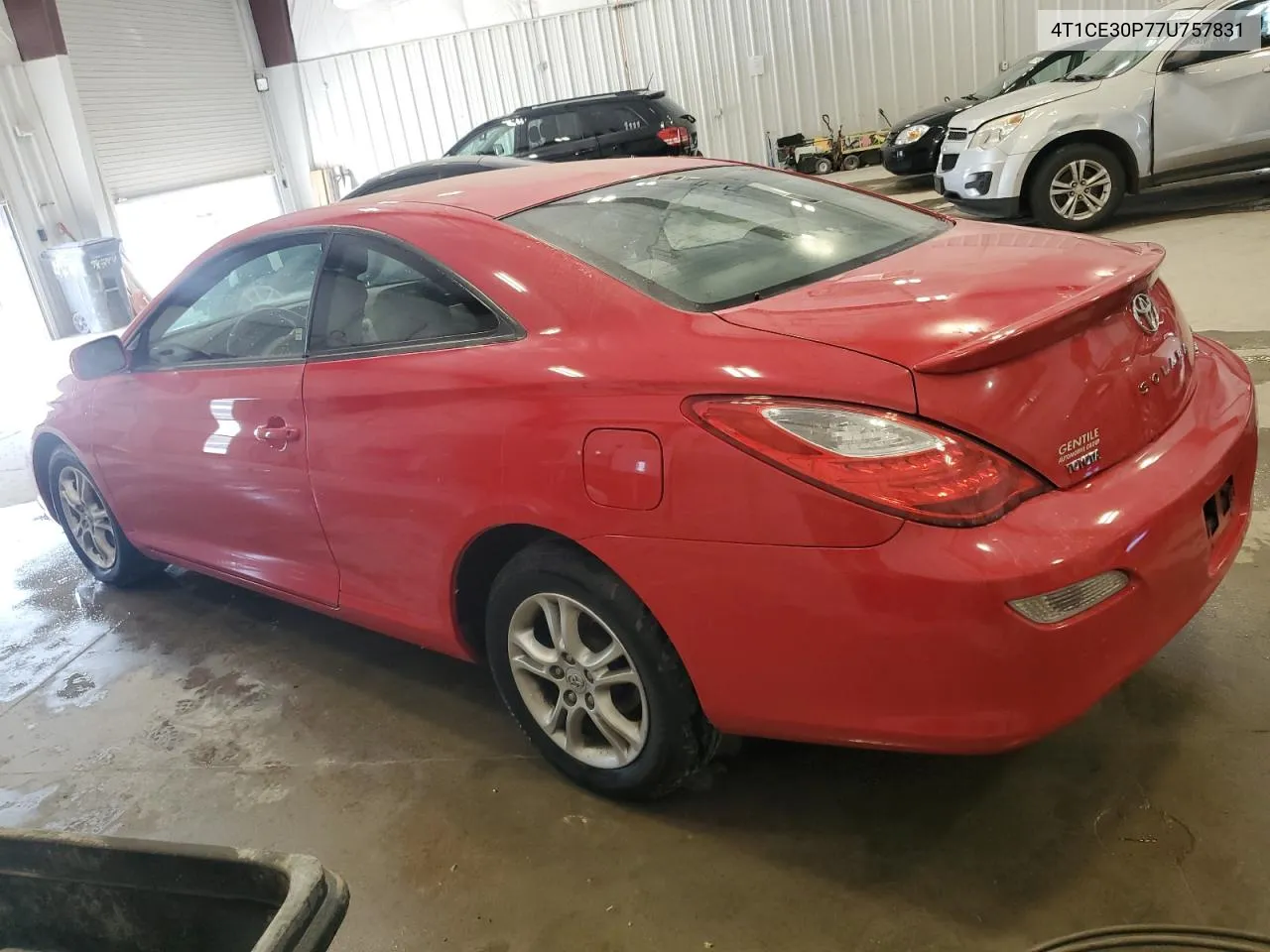 4T1CE30P77U757831 2007 Toyota Camry Solara Se