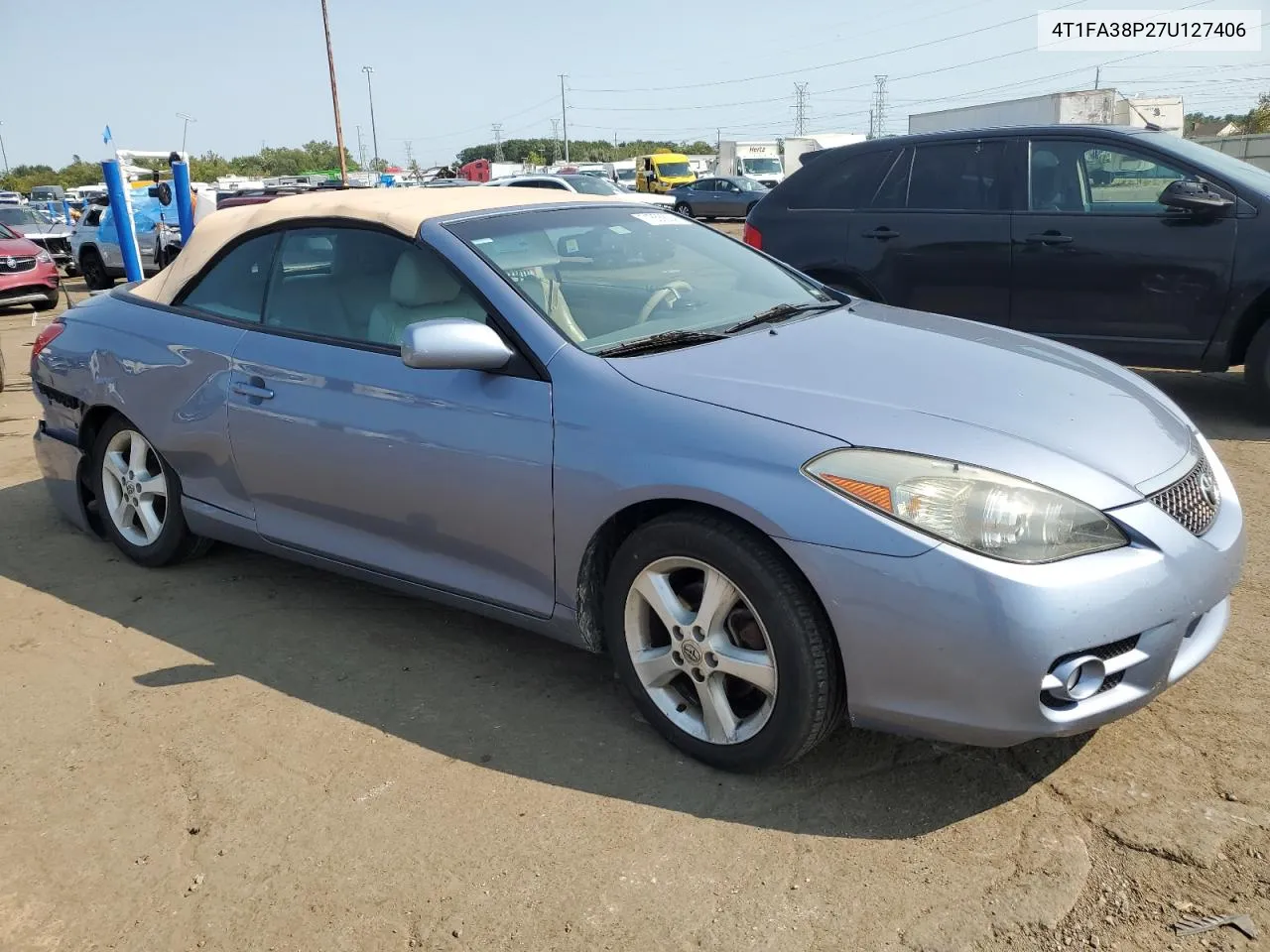 2007 Toyota Camry Solara Se VIN: 4T1FA38P27U127406 Lot: 71656854