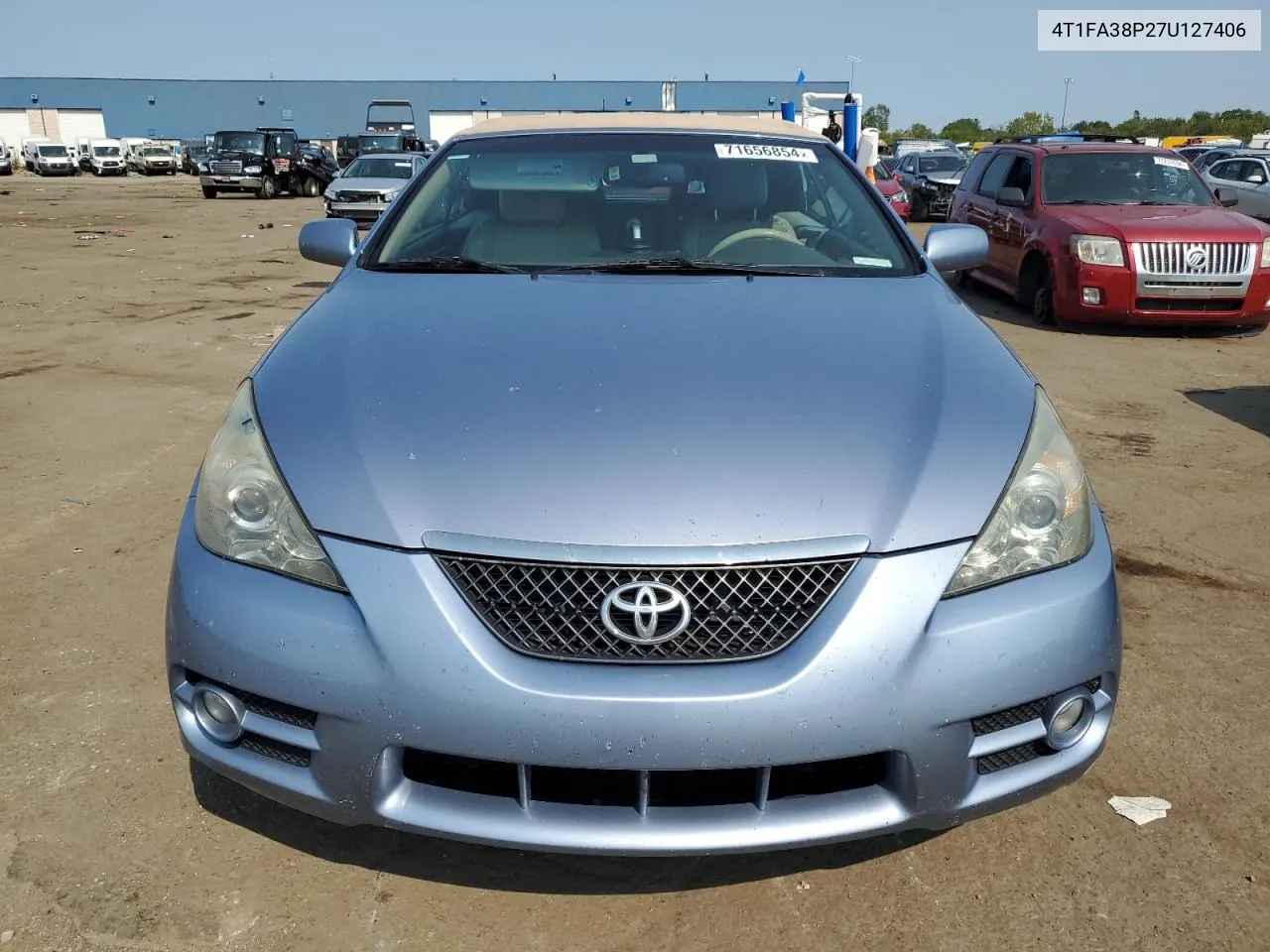 2007 Toyota Camry Solara Se VIN: 4T1FA38P27U127406 Lot: 71656854