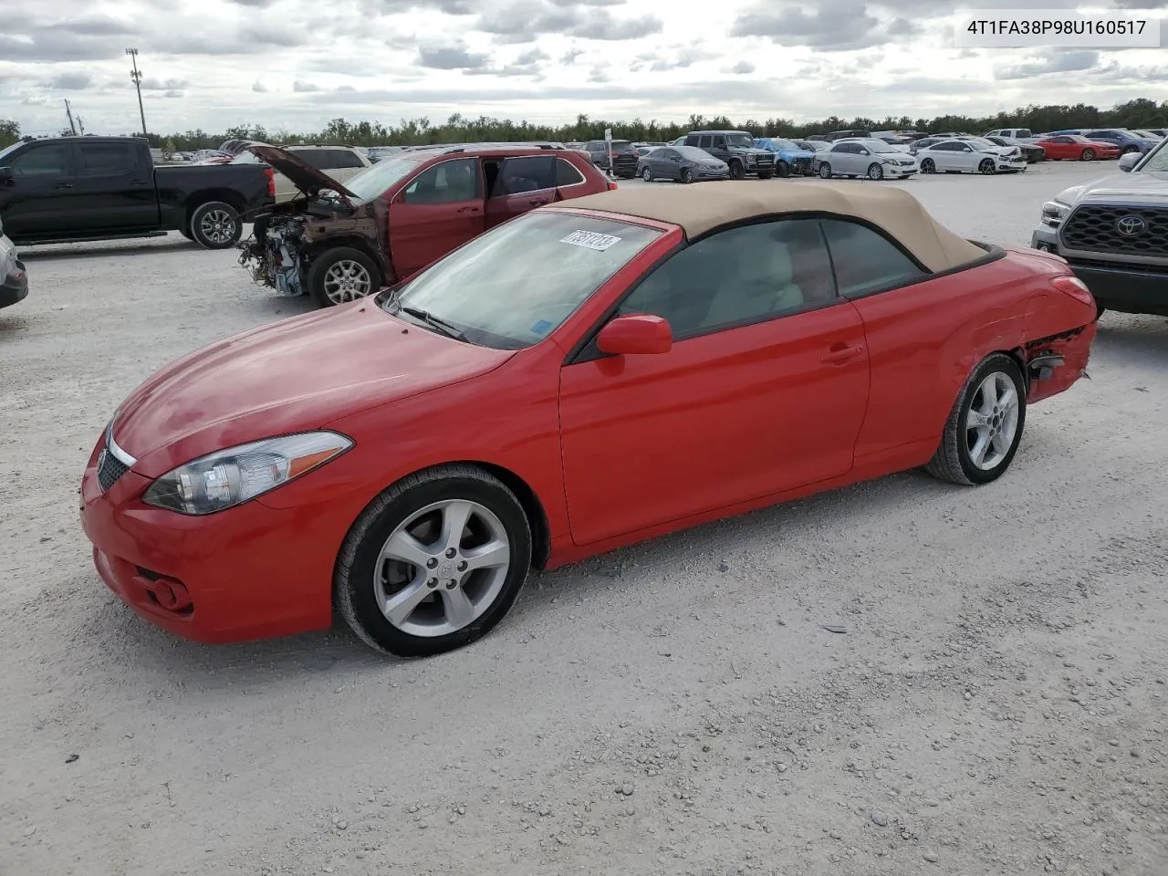 2008 Toyota Camry Solara Se VIN: 4T1FA38P98U160517 Lot: 75759683