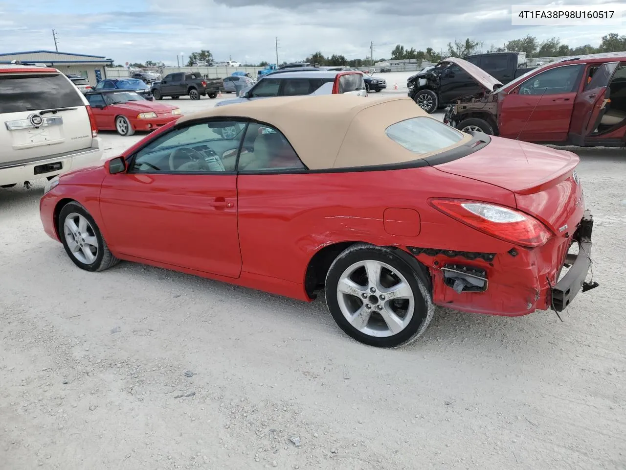 4T1FA38P98U160517 2008 Toyota Camry Solara Se