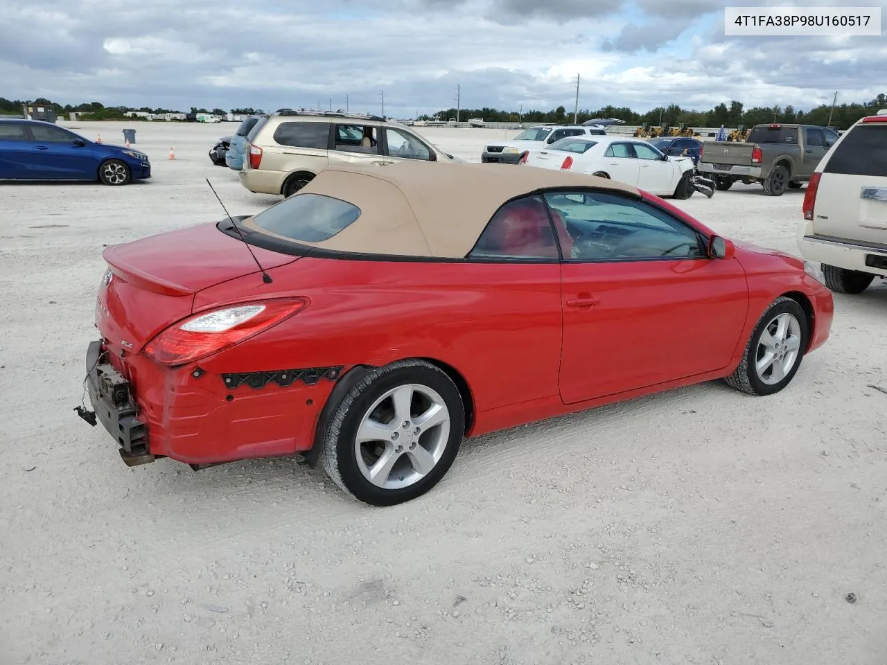 2008 Toyota Camry Solara Se VIN: 4T1FA38P98U160517 Lot: 75759683