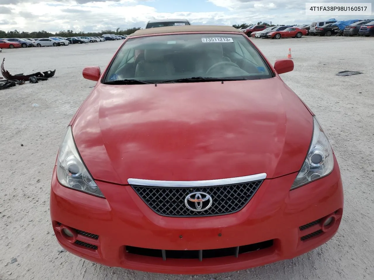 4T1FA38P98U160517 2008 Toyota Camry Solara Se