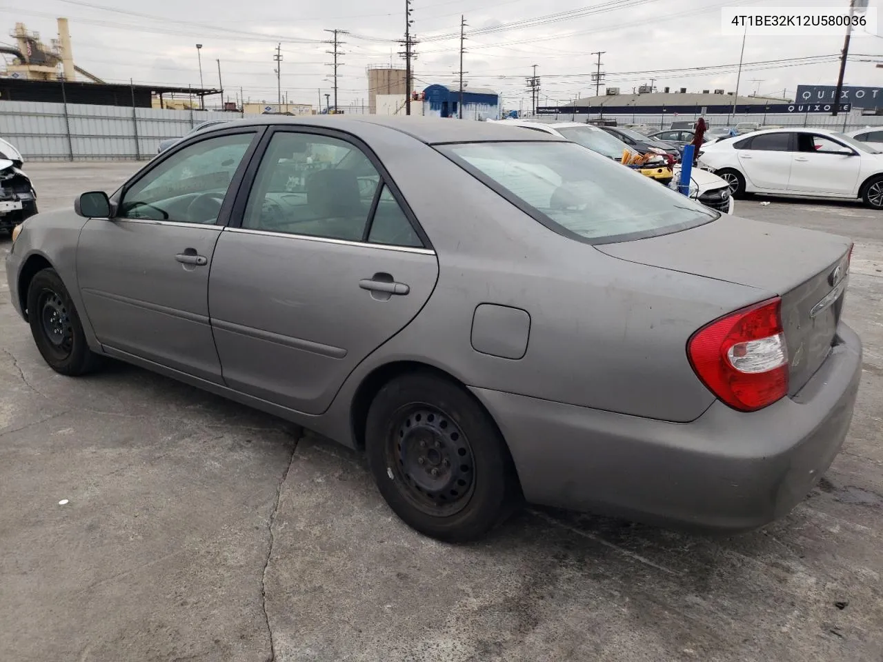 2002 Toyota Camry Le VIN: 4T1BE32K12U580036 Lot: 72203794