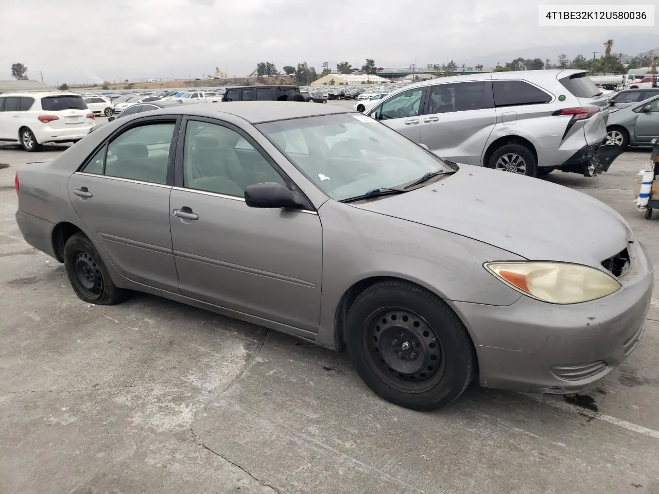 2002 Toyota Camry Le VIN: 4T1BE32K12U580036 Lot: 72203794