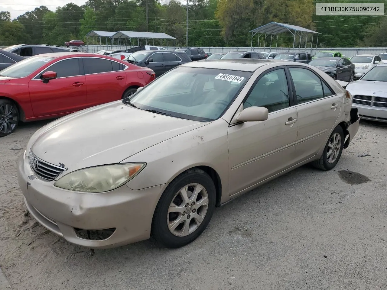 2005 Toyota Camry Le VIN: 4T1BE30K75U090742 Lot: 49815164