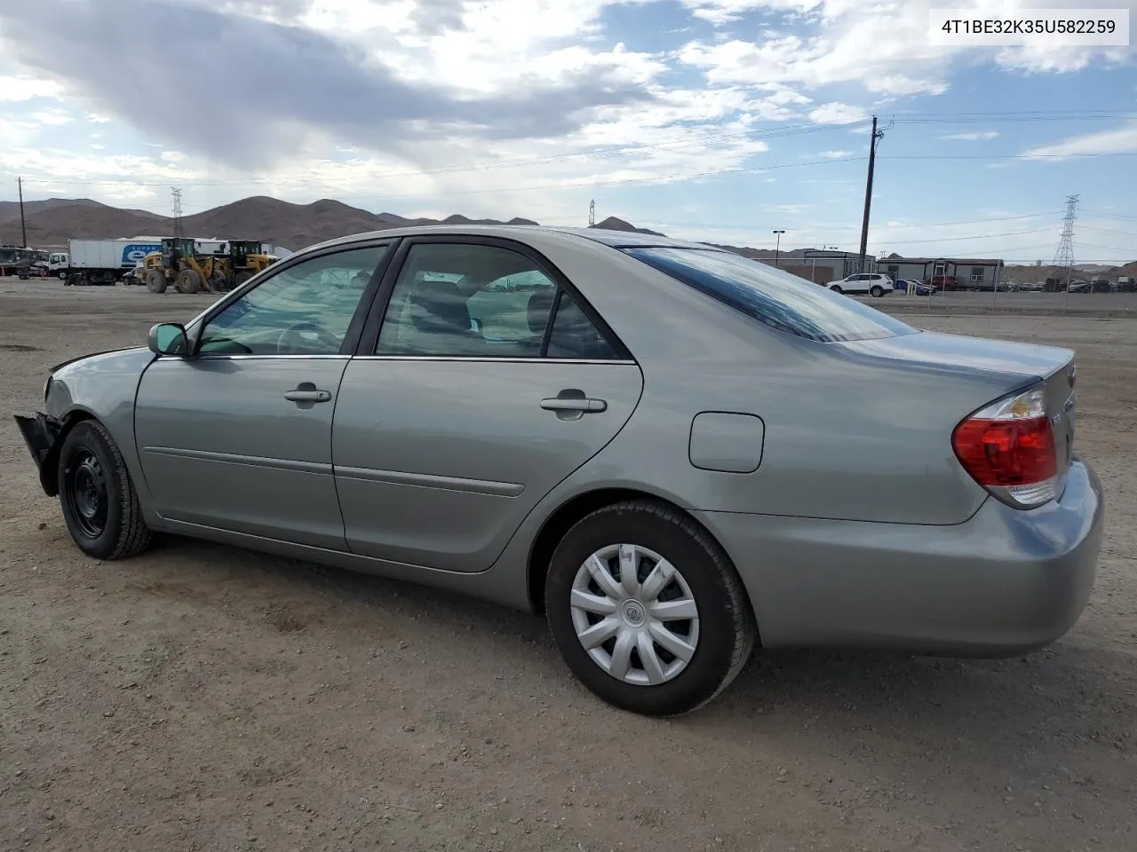 2005 Toyota Camry Le VIN: 4T1BE32K35U582259 Lot: 70030384