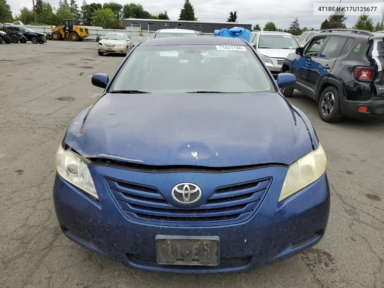 2007 Toyota Camry Ce VIN: 4T1BE46K17U125677 Lot: 71431134