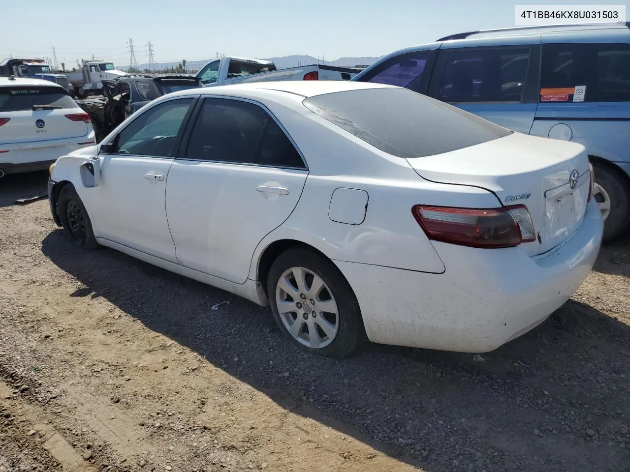 2008 Toyota Camry Hybrid VIN: 4T1BB46KX8U031503 Lot: 64819923